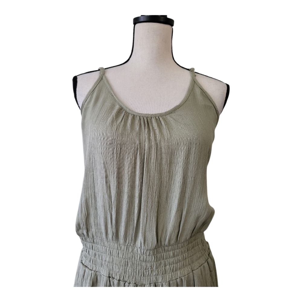 Prana Fernie Wide Leg Jumpsuit Sweet‎ Agave Womens Size L New - Picture 2 of 7